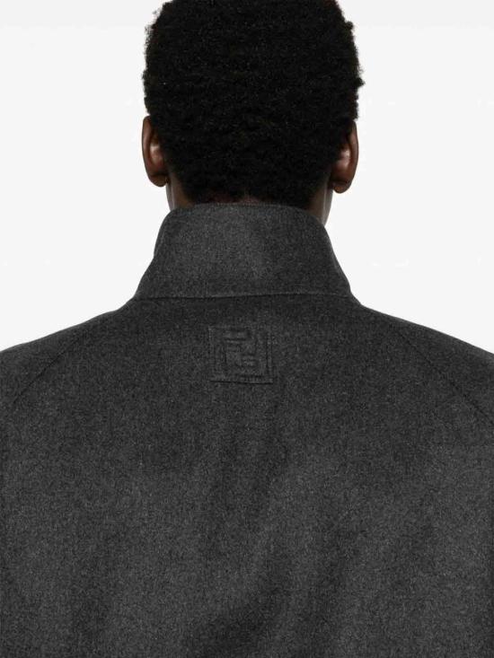 펜디 캐시미어 보머 FW1333APOAF0UU0 Black - FENDI
