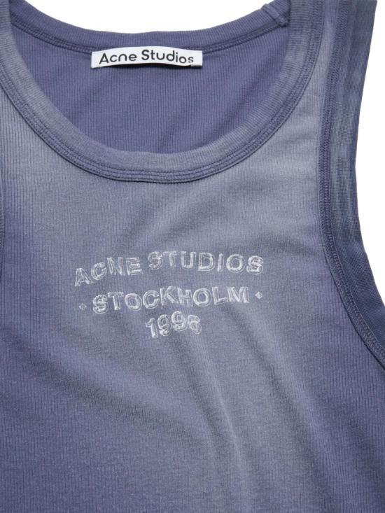 26SS 아크네 스튜디오 민소매 티셔츠 CL0443 BG3 Mmarrone - ACNE STUDIOS