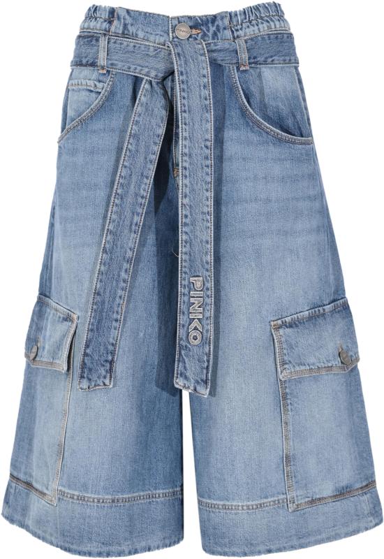 26SS 핑코 데님 숏팬츠 106269A323PJO BLUE