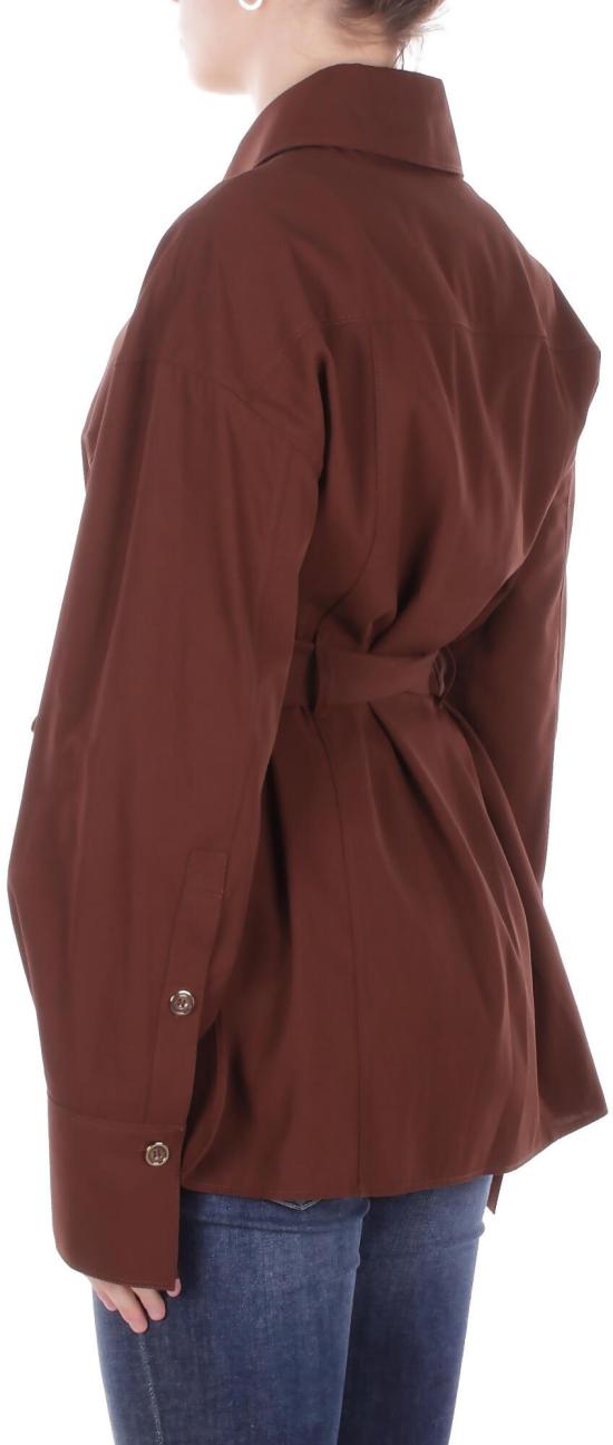 26SS 핑코 코트 106153A2ERL78 BROWN - PINKO