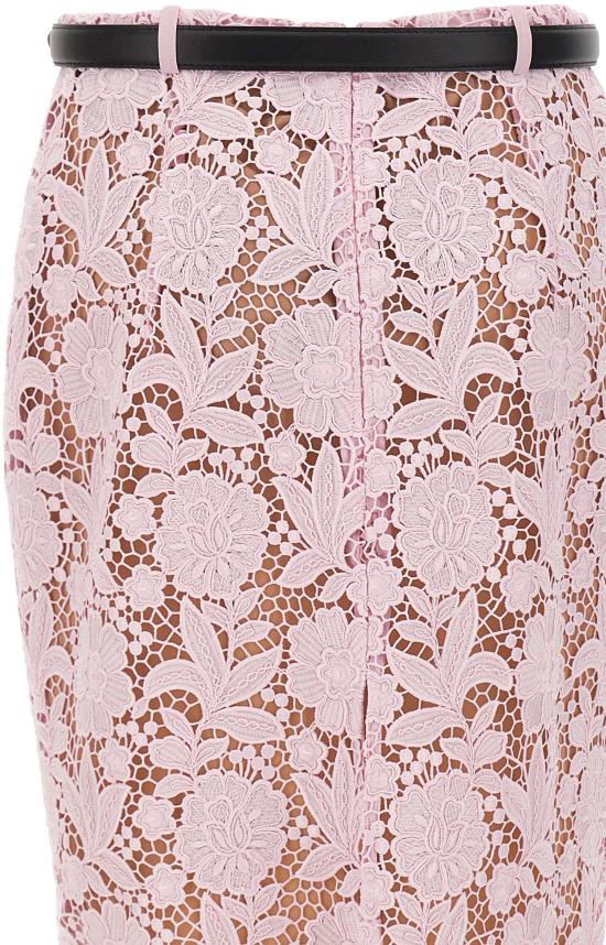 26SS 셀프 포트레이트 미디 스커트 182MSKPPINK - SELF PORTRAIT