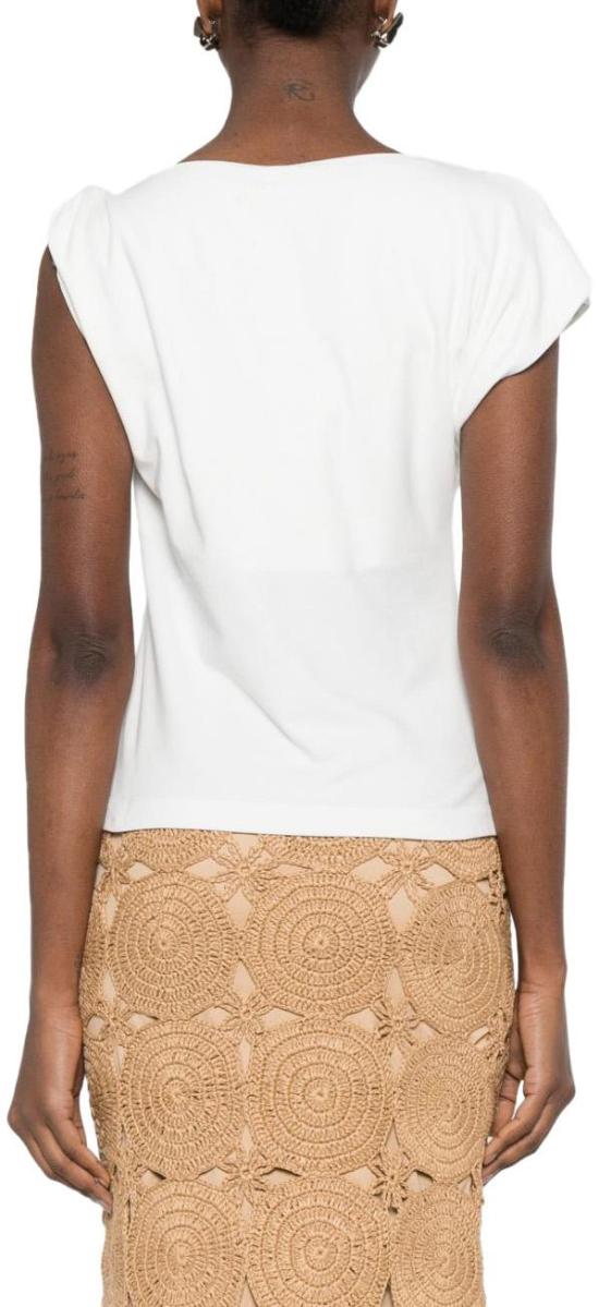 26SS 핑코 민소매 티셔츠 106373A35DZ05 WHITE - PINKO