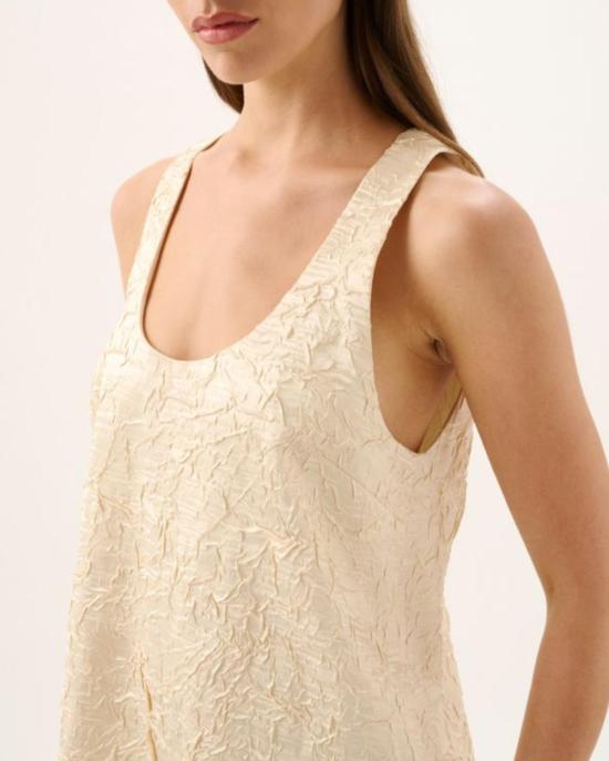  로암 숏 원피스 마테오 미니 드레스 바닐라 - ROAME