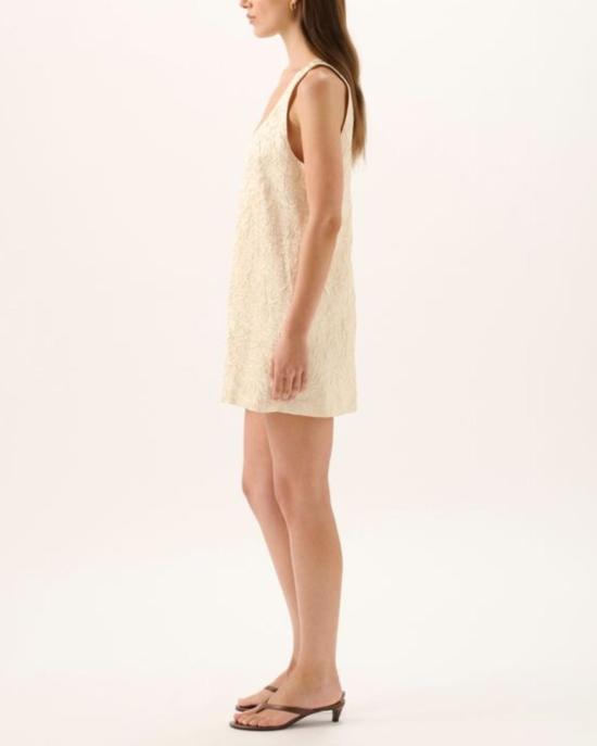  로암 숏 원피스 마테오 미니 드레스 바닐라 - ROAME