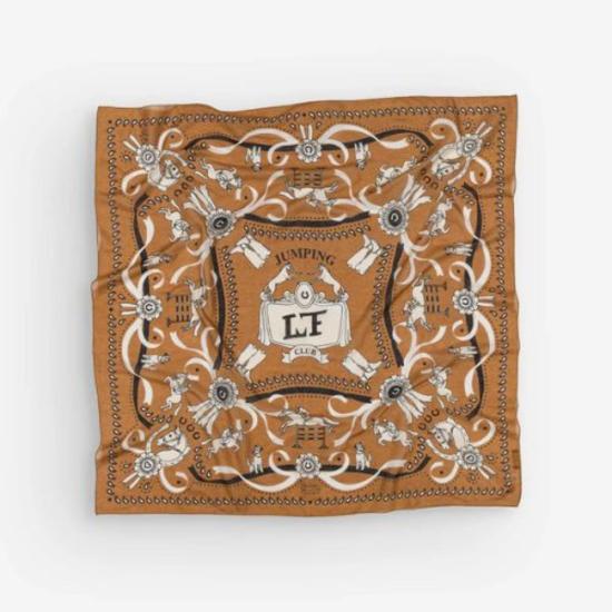  메종 르콩트 플라망 머플러/스카프 Maison Lecomte Flament Noirmoutier 반다나 스카프 100x100cm - MAISON LECOMTE FLAMENT