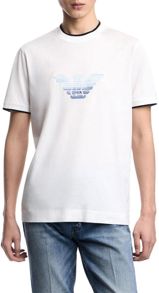 26SS 엠포리오 아르마니 반팔 티셔츠 EM005271AF10017U0003 WHITE - EMPORIO ARMANI