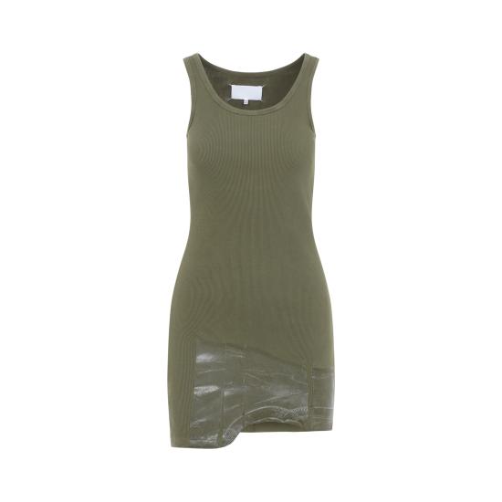 26SS 마르지엘라 숏 원피스 S29DA0016 M20202 693 OLIVE - MAISON MARGIELA