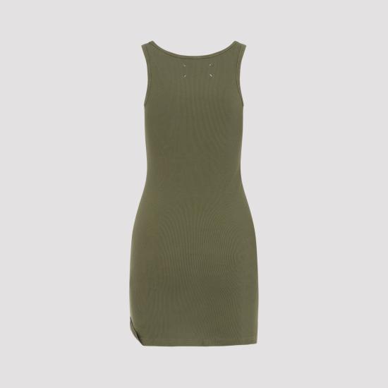 26SS 마르지엘라 숏 원피스 S29DA0016 M20202 693 OLIVE - MAISON MARGIELA