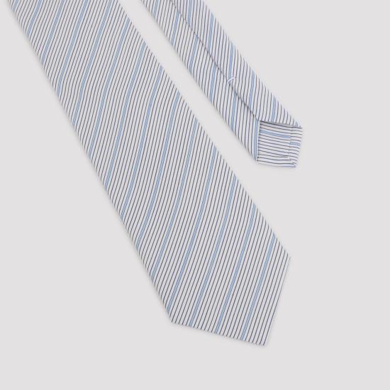 26SS 생로랑 넥타이 862342 3Y002 9188 OFF WHITE MULTICOLOR - SAINT LAURENT