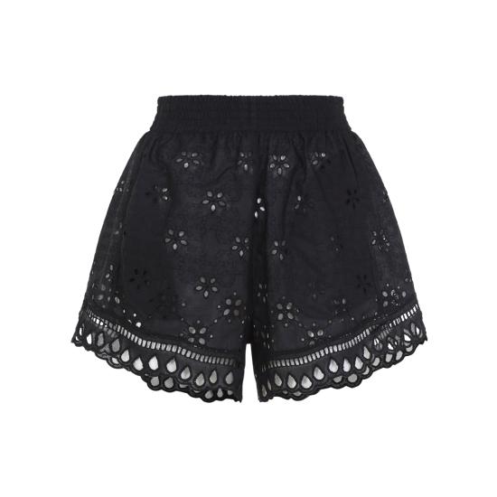 26SS 에르마노 설비노 숏팬츠 D484P605QYD 95708 BLACK - ERMANNO SCERVINO