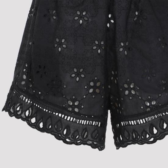 26SS 에르마노 설비노 숏팬츠 D484P605QYD 95708 BLACK - ERMANNO SCERVINO