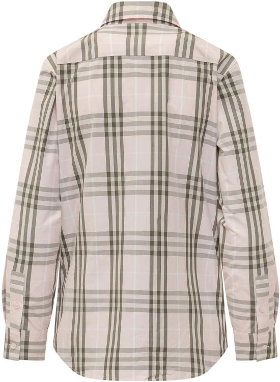 26SS 버버리 레귤러핏 체크 코튼 셔츠 8127212A5961 PINK - BURBERRY
