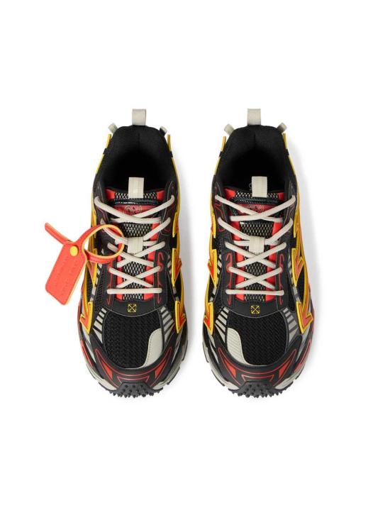 26SS 오프화이트 슈즈 OMIA295S26FAB0051026 BLACK CORAL RED - OFF WHITE