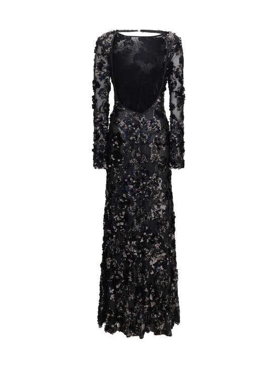 26SS 니사 롱 원피스 RS16382 GREY BLACK - NISSA