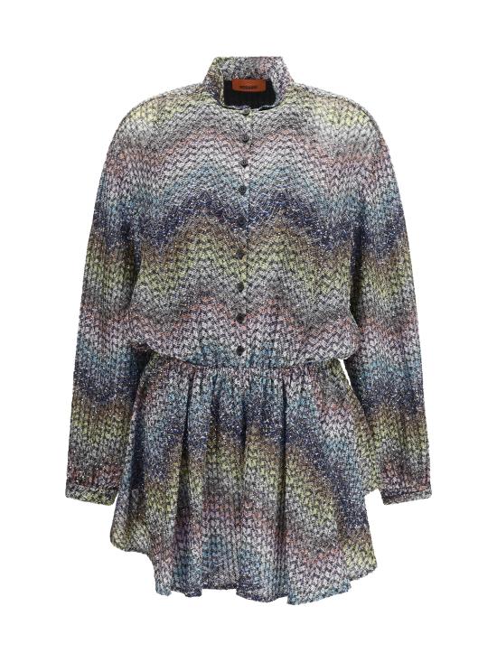 26SS 미소니 미디 원피스 DS26SG2SBC0065 SMSNS MULTICOLOUR