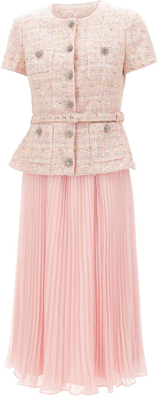 26SS 셀프 포트레이트 롱 원피스 164MPPINK