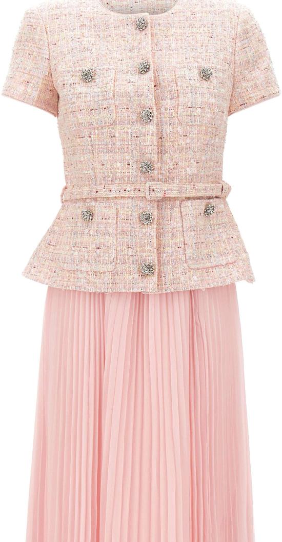 26SS 셀프 포트레이트 롱 원피스 164MPPINK - SELF PORTRAIT