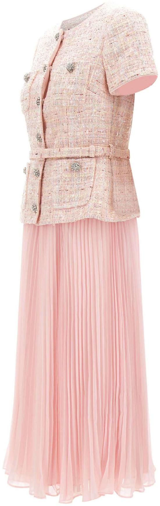 26SS 셀프 포트레이트 롱 원피스 164MPPINK - SELF PORTRAIT