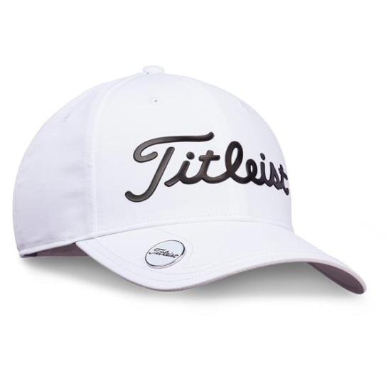 26SS 타이틀리스트 모자 TH25AWPBM10 WHITE BLACK DOM