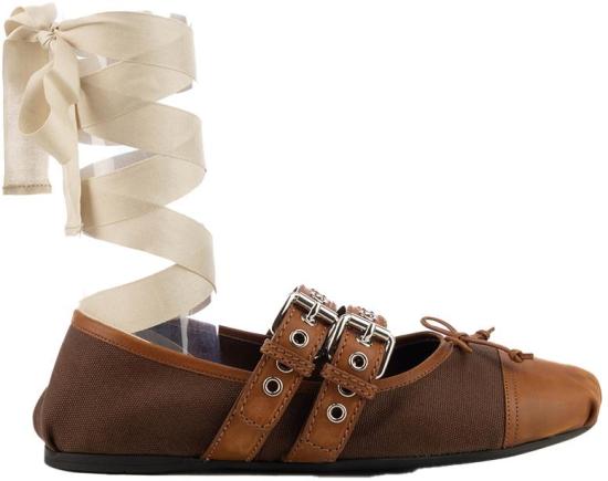 26SS 미우미우 플랫 슈즈 5F608EF0053ZMJF0ZC8 DIVERS