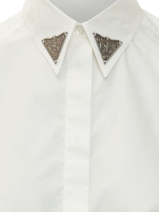 26SS 핑코 블라우스 106826A2LDZ05 WHITE - PINKO