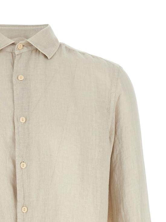 26SS 세인트바쓰 긴팔 셔츠 PAMPLONALINEN10HGRAIN Beige - MC2 SAINT BARTH