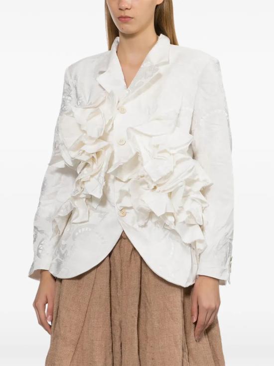 26SS 꼼데가르송 수트 자켓 GQ J029 OFF WHITE - COMME DES GARCONS