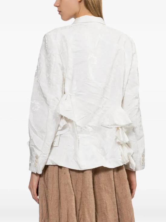 26SS 꼼데가르송 수트 자켓 GQ J029 OFF WHITE - COMME DES GARCONS