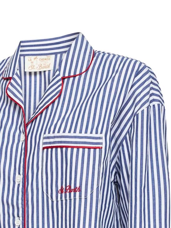 26SS 세인트바쓰 셔츠 ASR0001 01699L 61 PIPING BLUE - MC2 SAINT BARTH