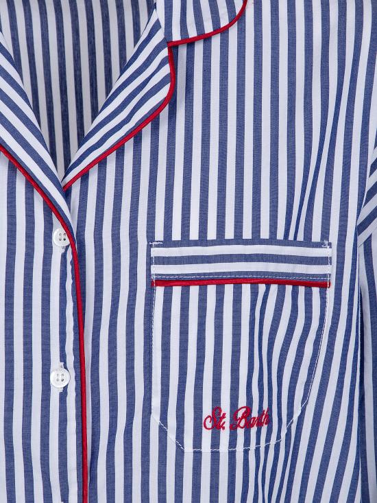 26SS 세인트바쓰 셔츠 ASR0001 01699L 61 PIPING BLUE - MC2 SAINT BARTH