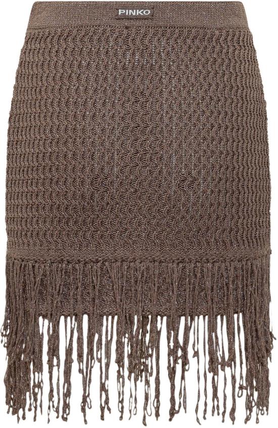26SS 핑코 숏 스커트 106960A3CII69 TAUPE - PINKO