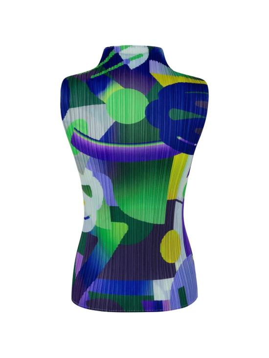 26SS 플리츠플리즈 민소매 티셔츠 PP66JK701 81 PURPLE - PLEATS PLEASE