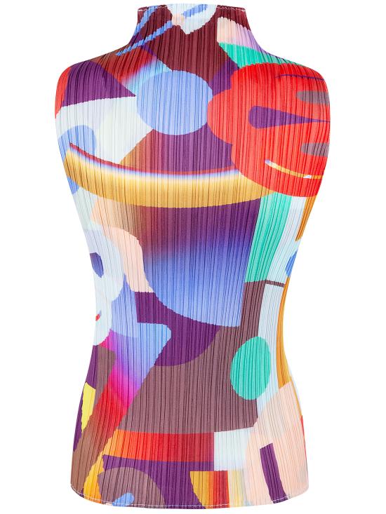 26SS 플리츠플리즈 민소매 티셔츠 PP66JK701 24 RED - PLEATS PLEASE