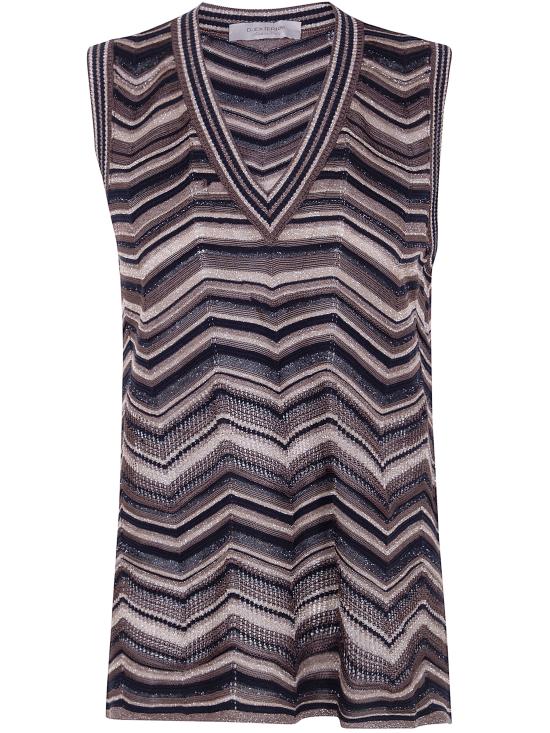 26SS 디익스테리어 민소매 티셔츠 62466 R 19 CHOCOLATE