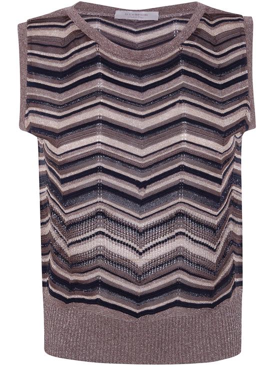 26SS 디익스테리어 민소매 티셔츠 62461 R 19 CHOCOLATE