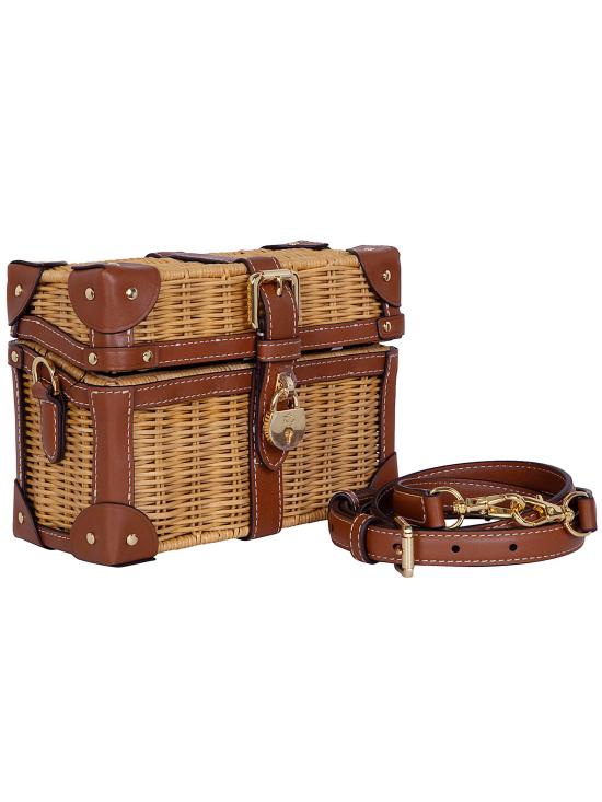 26SS 랄프 로렌 크로스백 431P06075001 LIGHT WALNUT LAUREN TAN - RALPH LAUREN