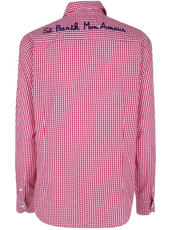 26SS 세인트바쓰 셔츠 MDH001 00805L 41 EMBROIDERED VICHY AMOUR - MC2 SAINT BARTH