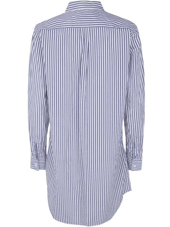 26SS 꼼데가르송 셔츠 RQ B005 WHITE NAVY SAX - COMME DES GARCONS
