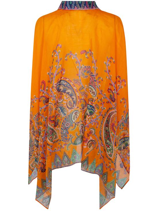 26SS 에트로 블라우스 WRPA0031 AKF35 X0852 PRINT ORANGE LIGHT BLUE - ETRO