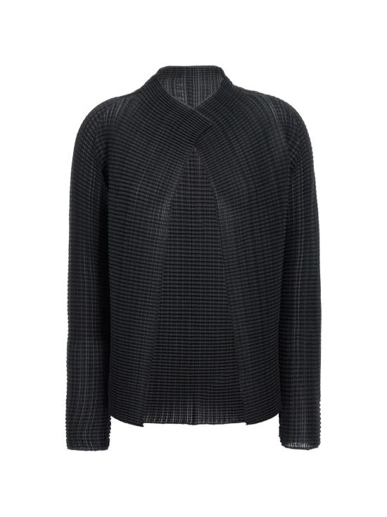 26SS 이세이 미야케 블라우스 IM66FJ680 15 BLACK - ISSEY MIYAKE