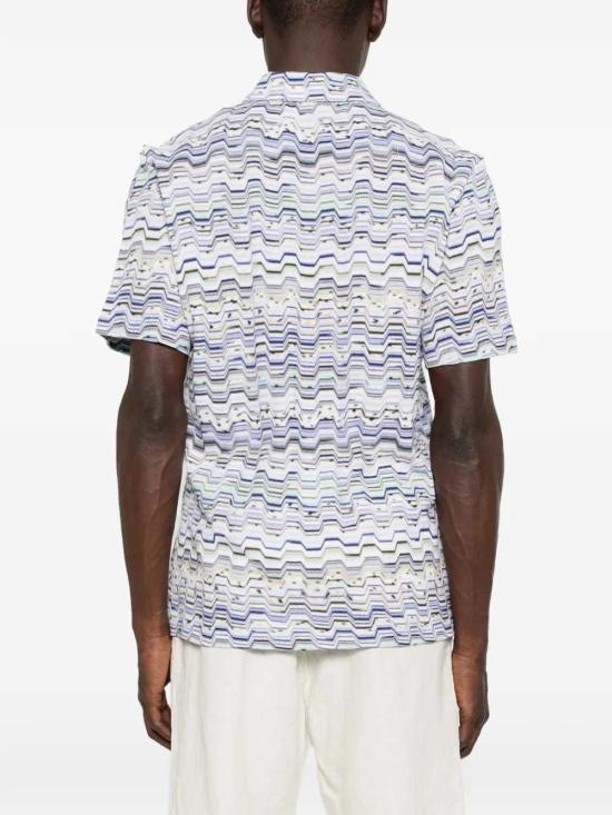 26SS 미소니 폴로 티셔츠 US26S20BBR014O LIGHT BLUETONES SMSNE - MISSONI