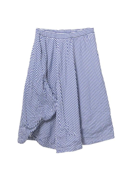 26SS 꼼데가르송 미디 스커트 RQ S008 WHITE BLUE - COMME DES GARCONS