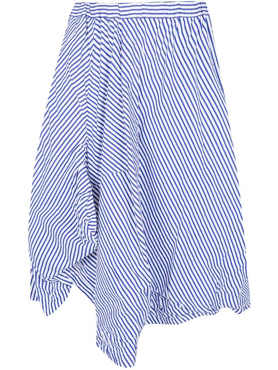26SS 꼼데가르송 미디 스커트 RQ S008 WHITE BLUE