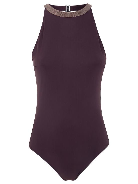 26SS 브루넬로 쿠치넬리 원피스 수영복 MQ965VS879 C499 COCOA