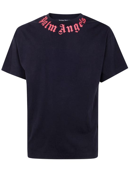 26SS 팜앤젤스 반팔 티셔츠 PMAA109S26JER008 BLACK RED