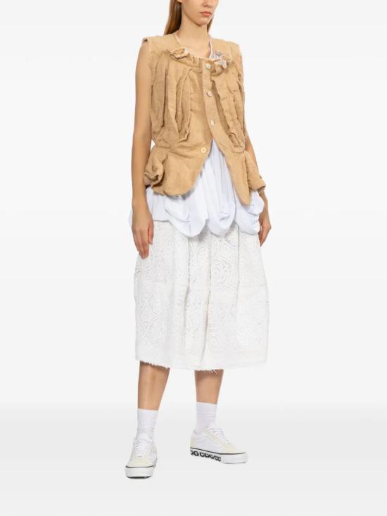 26SS 꼼데가르송 미디 스커트 GQ S016 OFF WHITE - COMME DES GARCONS