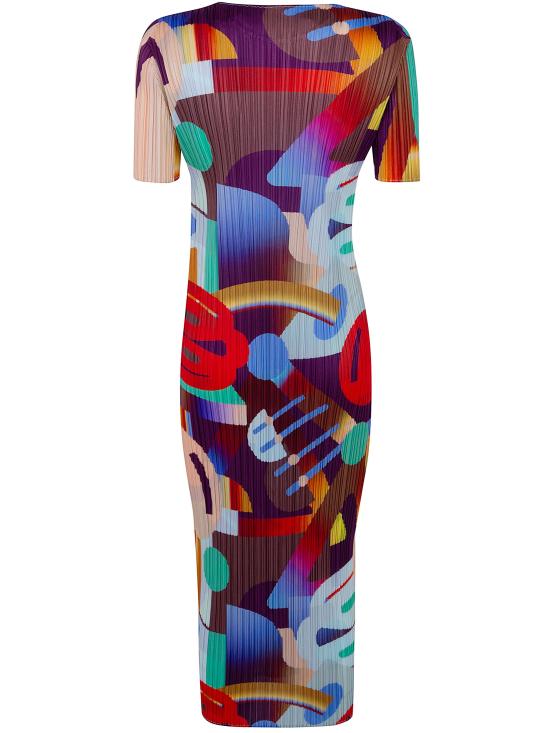 26SS 플리츠플리즈 미디 원피스 PP66JH706 24 RED - PLEATS PLEASE