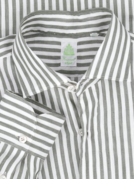 26SS 피나모레 긴팔 셔츠 P6044 GAETA LUIGI Green - FINAMORE
