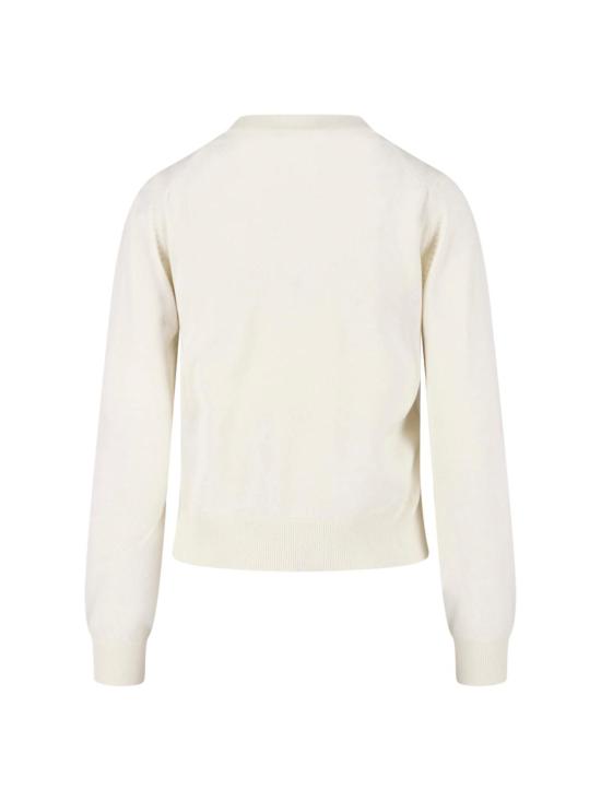 26SS 메종키츠네 베이비 폭스 메리노 레귤러 가디건 PW00502KT11810383 Beige - MAISON KITSUNE