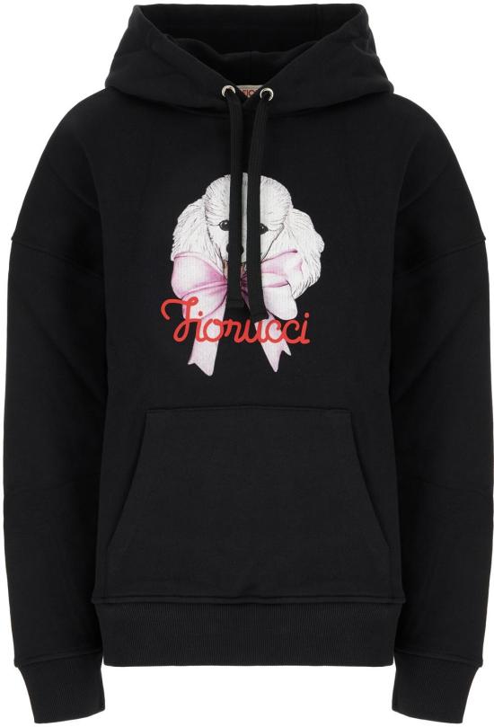 26SS 피오루찌 후드 티셔츠 W26SSSHO002CJ05BK07 BLACK